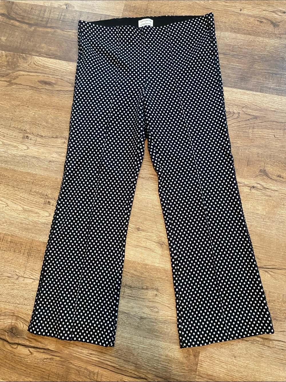 Anthropologie Essential Crop Flare Pants Womens Medium